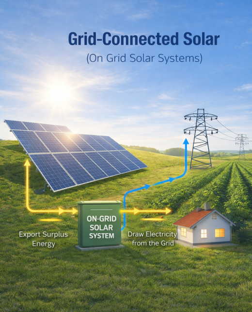Grid-connected sola